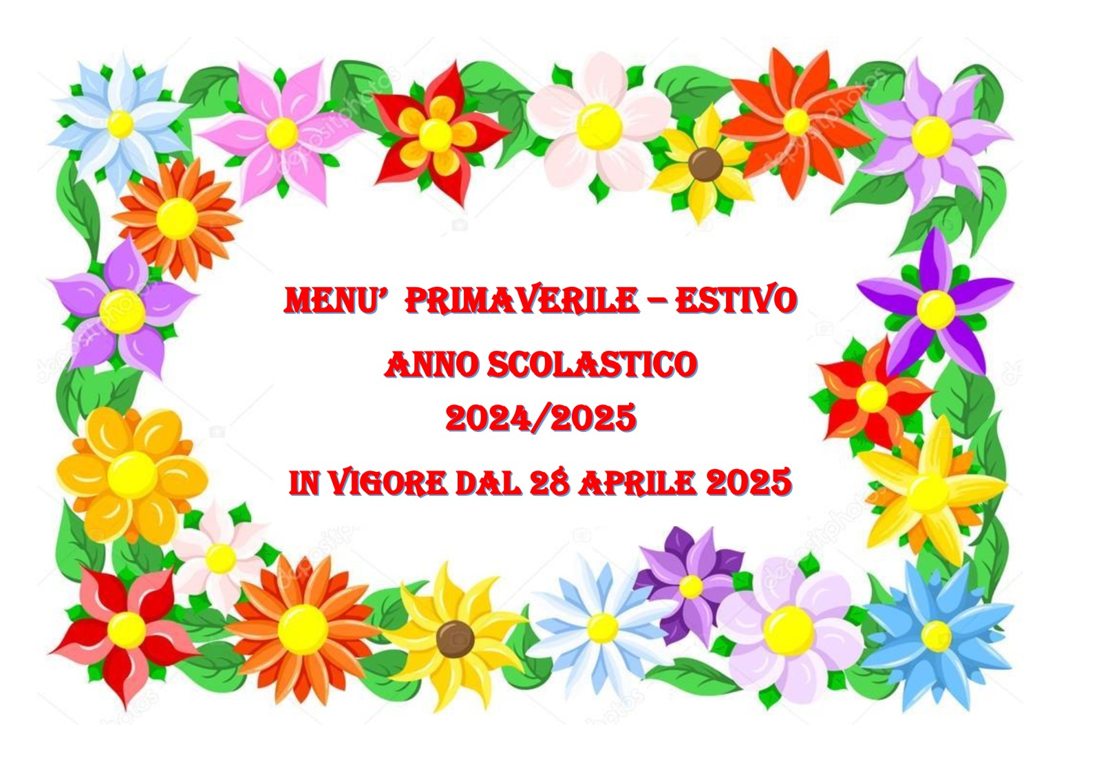 menu estivo